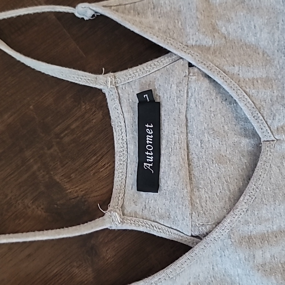 Women's Light Gray Jumpsuit - Picture 2 of 5